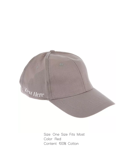 "Top It Off" – Personalized Adult Baseball Hat